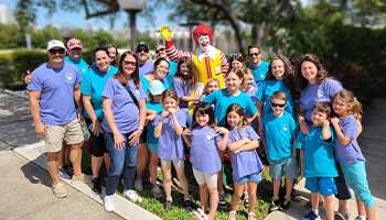 Helping Hands Happy Hearts Tampa collected snacks for Ronald McDonald House